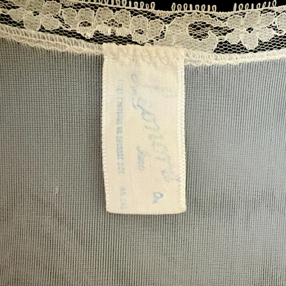 Vintage Lenora White Peignoir Embroidered Rose Size Small - Picture 8 of 14